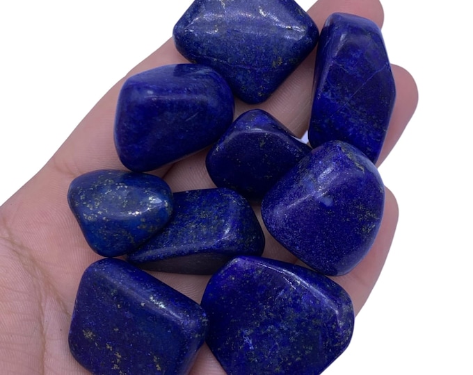 160g Best Quality Mine 4 Tumbles, Lapis Blue Tumbles, Lapis Lazuli Tumbles, Lapis Blue Tumbles, Blue Lapis Tumbles, Lapis Lazuli, Lapis