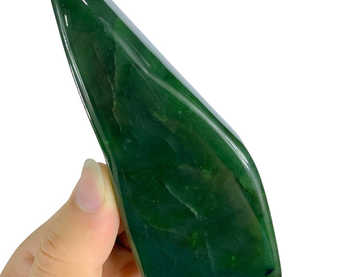 415g Great Quality Green Nephrite Jade Free Form, Nephrite Jade Free Form, Nephrite Jade Display, Nephrite, Nephrite Jade, Jade Free Form