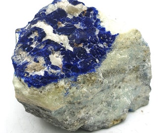 Blue Afghanite Specimen: 460 Grams, Unpolished Mineral
