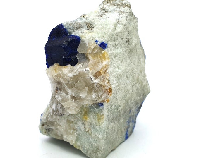 Beautiful Blue Afghanite Specimen 145 Grams