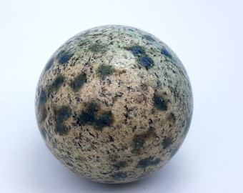 Nice Quality 57 mm K2 Japer Sphere With Full Blue Dots