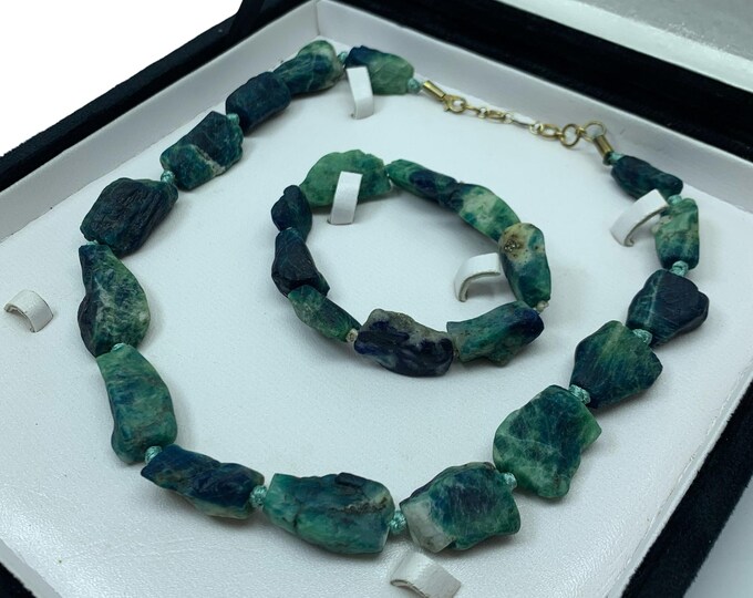 Best Quality Fluorescent Sodalite Jewelry Set, Sodalite Necklace, Sodalite, Sodalite Stone, Sodalite Necklace Stone