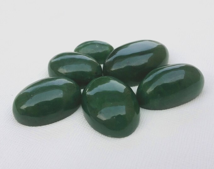 Wow Beautiful Attractive Green Nifroid Top Luster Cabochons 300 Carats