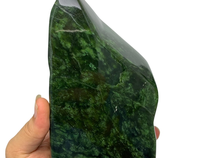 Beautiful Green Nephrite Jade Free Form Display (1.5 Kg)