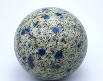60 mm K2 Japer Sphere With Full Blue Dots