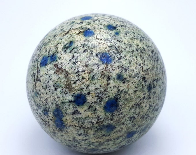 60 mm K2 Japer Sphere With Full Blue Dots