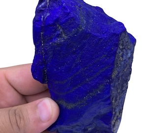 Raw Lapis Lazuli Stone: 420g Rough Afghanistan Gemstone