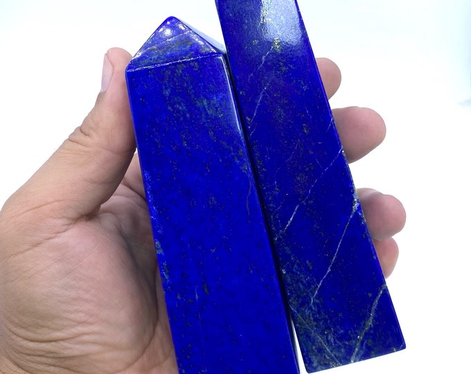 Beautiful Lapis Lazuli Towers,Oblisks 777 Grams