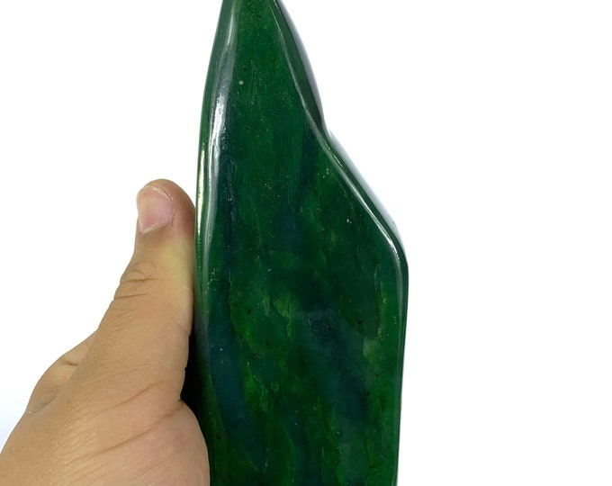 Best Parrot Green Nephrite Jade Free Form, Nephrite Jade Free Form, Nephrite Jade Display, Nephrite, Nephrite Jade, Jade Stone, Jade, 448g