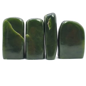 Green Color Nephrite Jade Free Forms Tumbles 1149 Grams