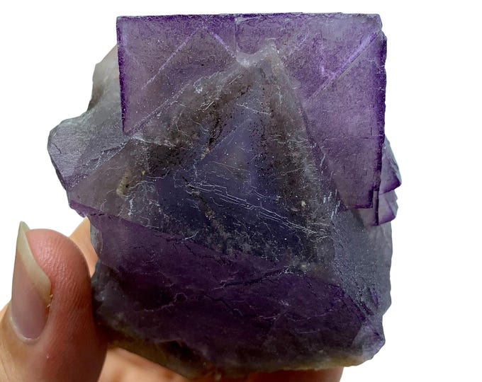Beautiful Purple Color Fluorite Specimen 290g