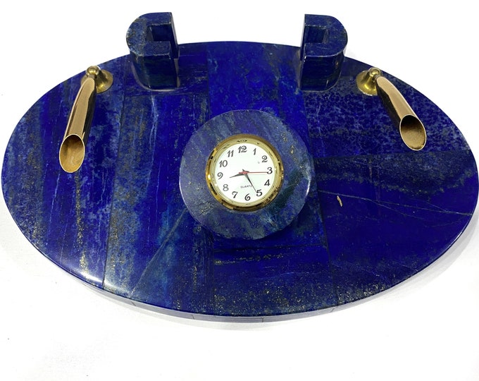 1650 Grams, Lapis Lazuli Pen Holder, Lapis Pen Holder, Lapis Stone Pen Holder, Blue Lapis Cards Holder, Lapis Lazuli, Lapis Cards Holder