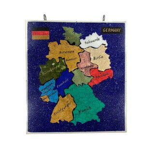 3,18 Kg Melhor Qualidade Lápis Lazuli Mapa do Estado da Alemanha, Lápis Mapa da Alemanha, Lápis Pedra Mapa da Alemanha, Mapa de Pedras Mistas, Lápis Lazuli, Mapa da Alemanha
