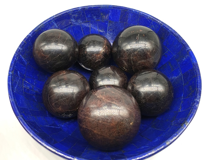 Almandine Garnet Spheres, Almandine Garnet Balls, Almandine Garnet Stone, Almandine Garnet Stone Balls, Almandine Garnet Crystals , Garnet