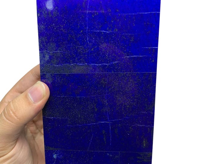 Lapis Lazuli Jewelry Box: Polished Blue Stone Box (1.53 lbs, Afghanistan Origin)