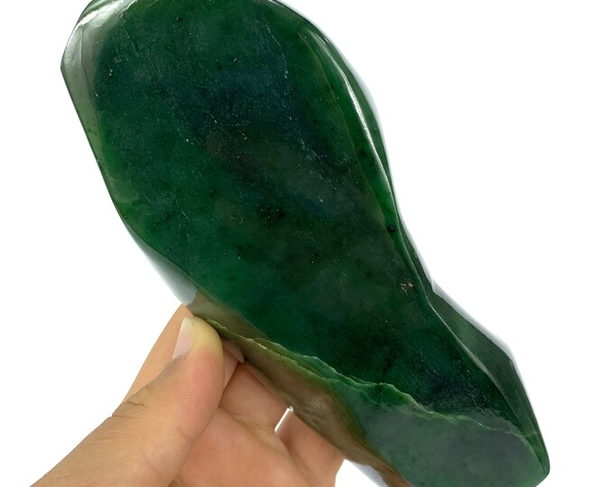 Best Parrot Green Nephrite Jade Free Form, Nephrite Jade Free Form, Nephrite Jade Display, Nephrite, Nephrite Jade, Jade Stone, Jade, 880g