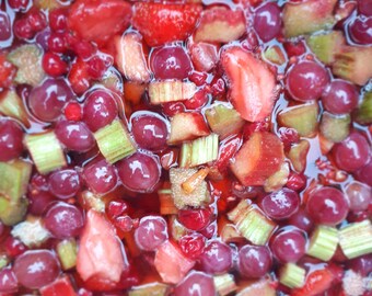 Midsummer Jam *New Season* 2023 Homemade Strawberry, Pink Gooseberry, Redcurrant & Rhubarb Jam