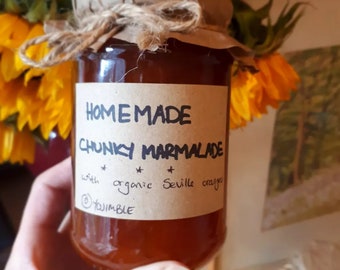 Homemade Bitter Seville Orange Marmalade *New Season* 2024 Whole Fruit Marmalade with Organic Oranges