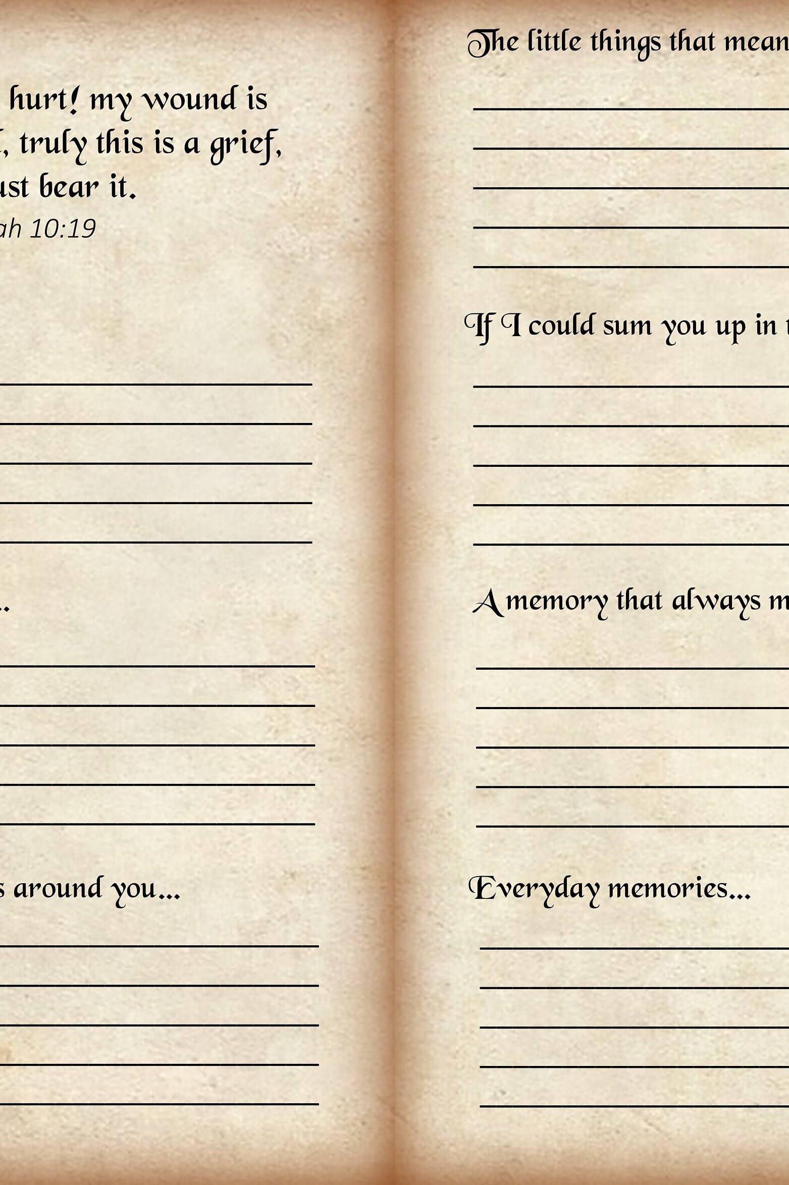 Albums & Journals Digital Junk Journal Instant Download Sorrow Digital Journal Kit Grief Junk ...