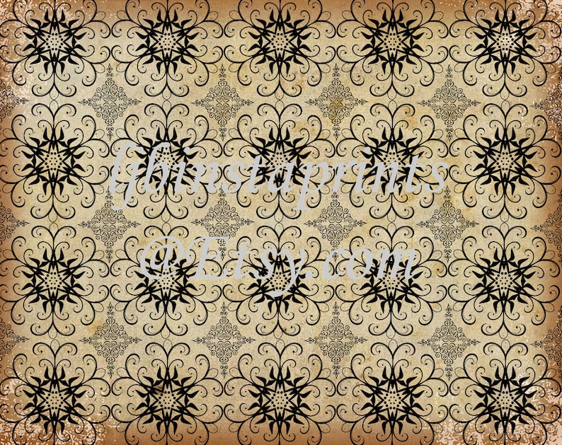 Victorian Print Paper Journal Paper Junk Journal Background Papers Instant Download Junk Journal Supply