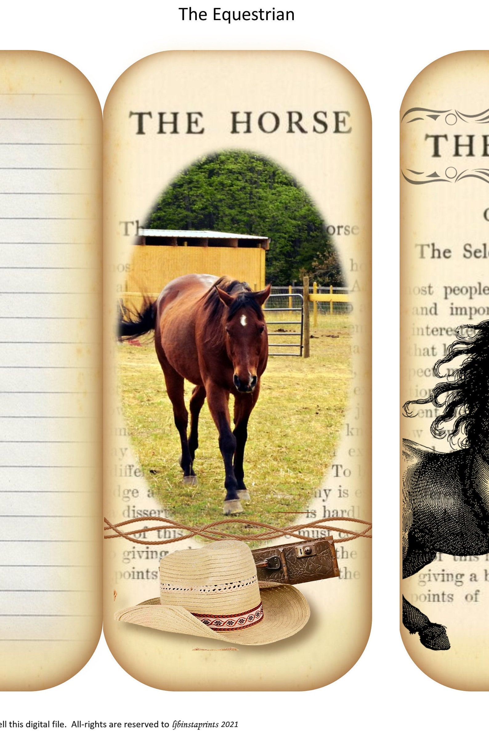 The Equestrian Journal Kit Horse Junk Journal Kit Equestrian Etsy UK