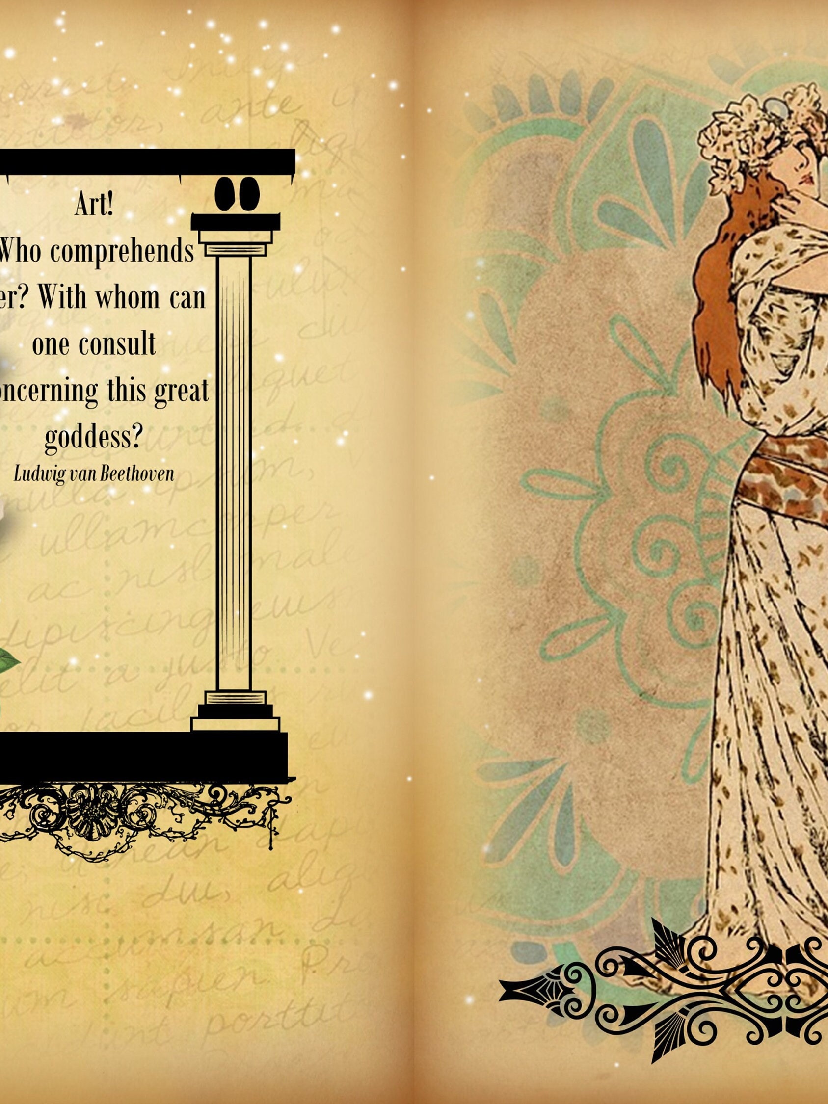Goddess Scrapbook Junk Journal Kit Graphic by Secret Helper