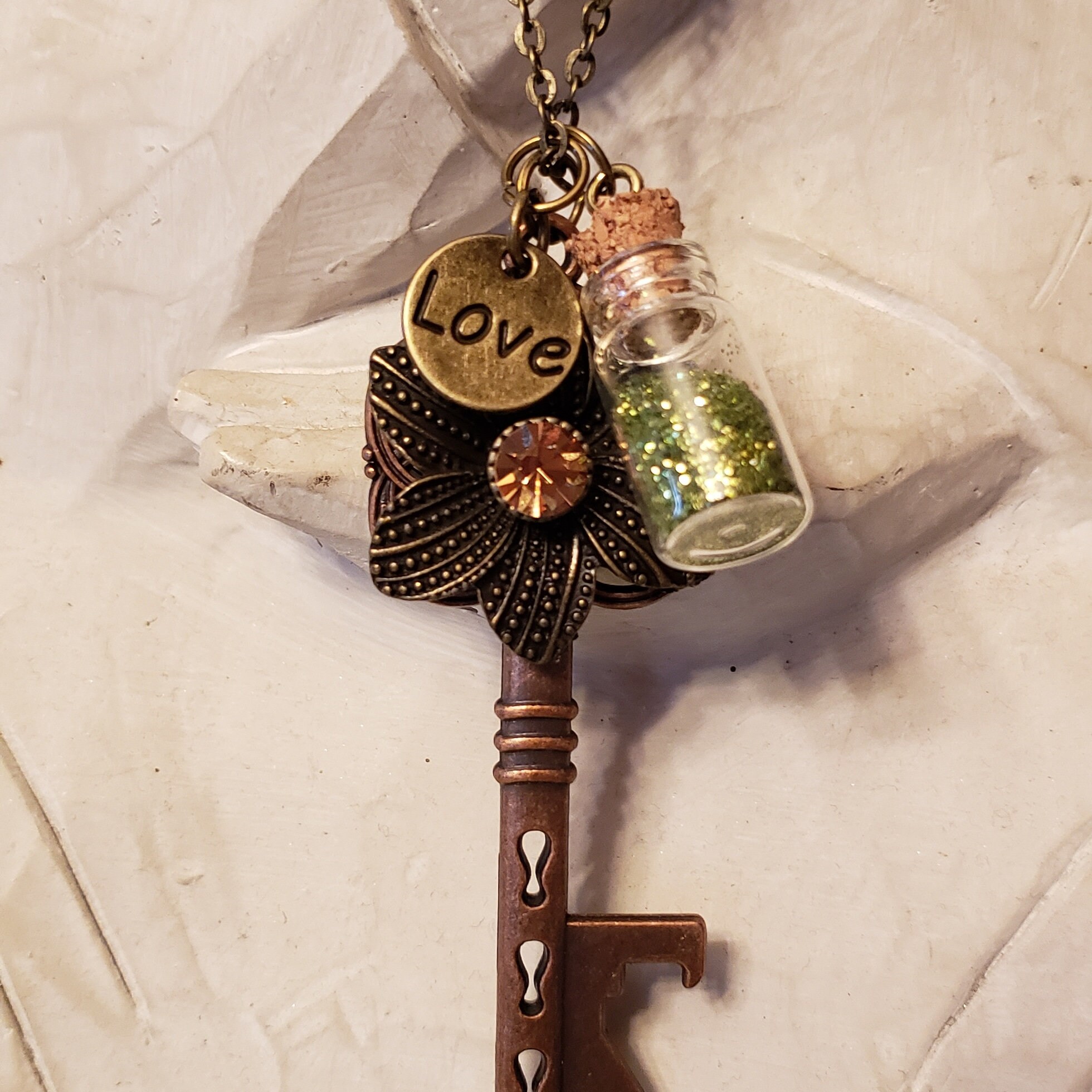 Custom made Key necklace Etsy