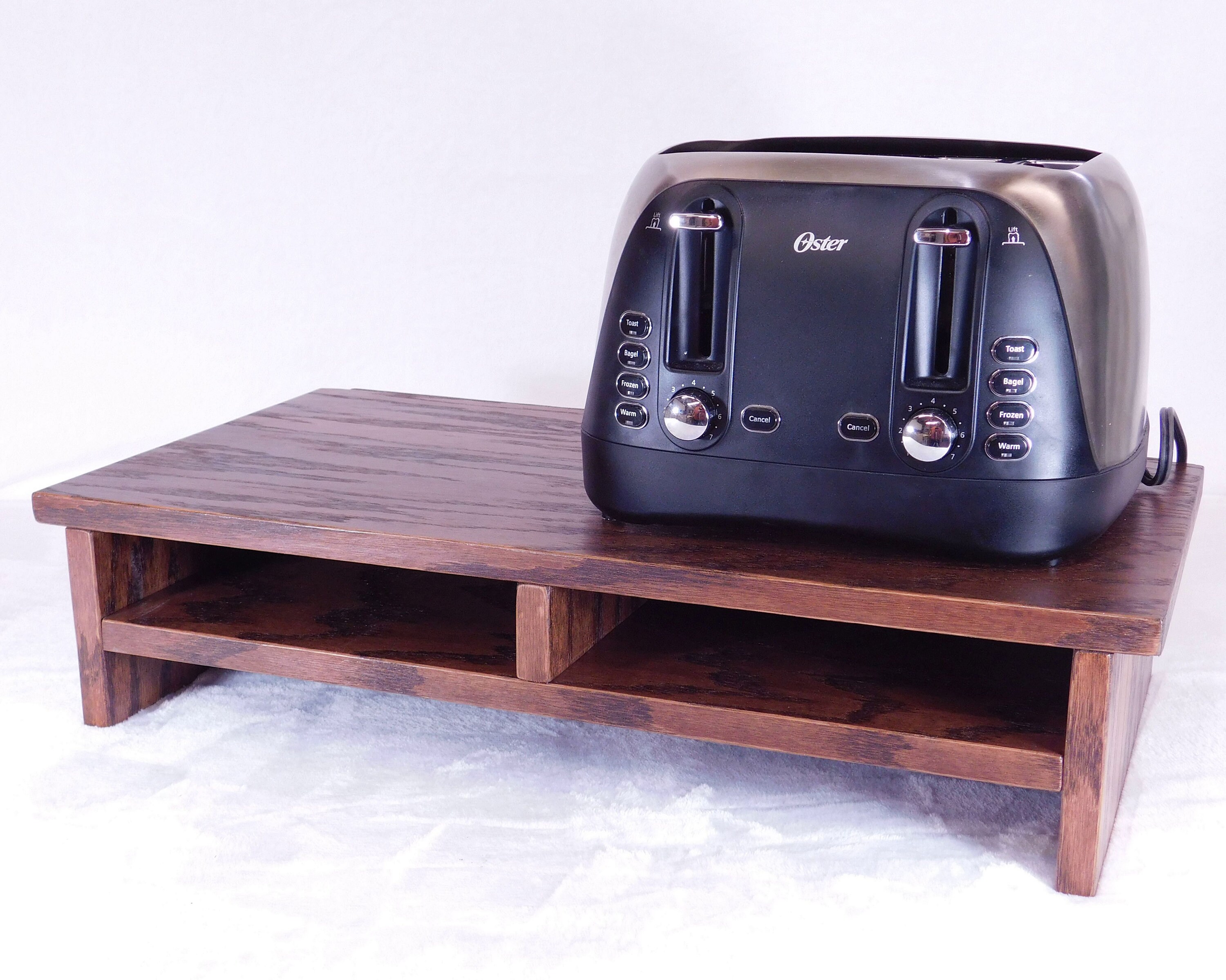Small Appliance Stand with Storage Handmade Wood Furniture Etsy