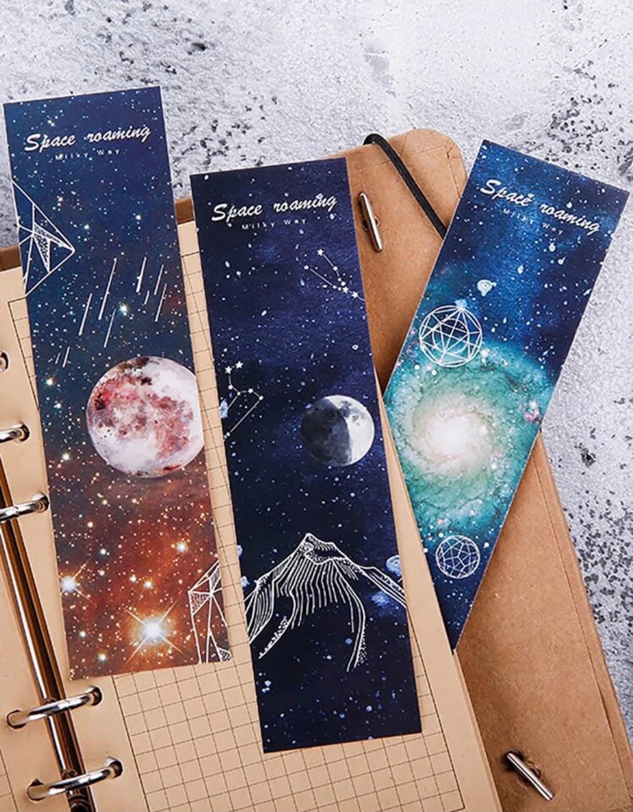 Space Themed Bookmark Mystery Pack 5 pcs Etsy