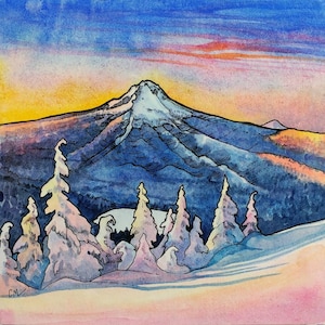 Mt Hood Art Print