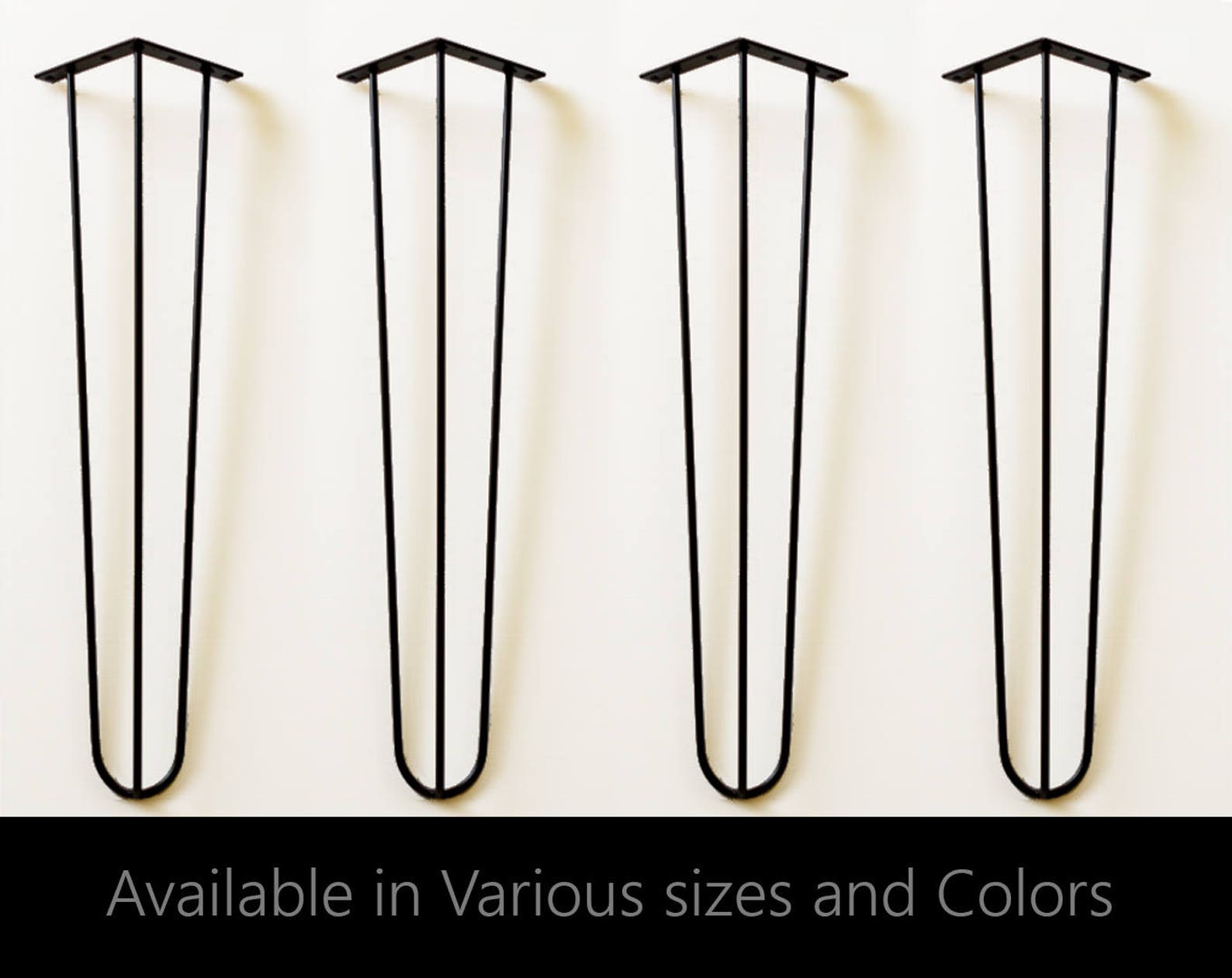 Hairpin Legs set of 4 coffee table legs table legs metal Etsy