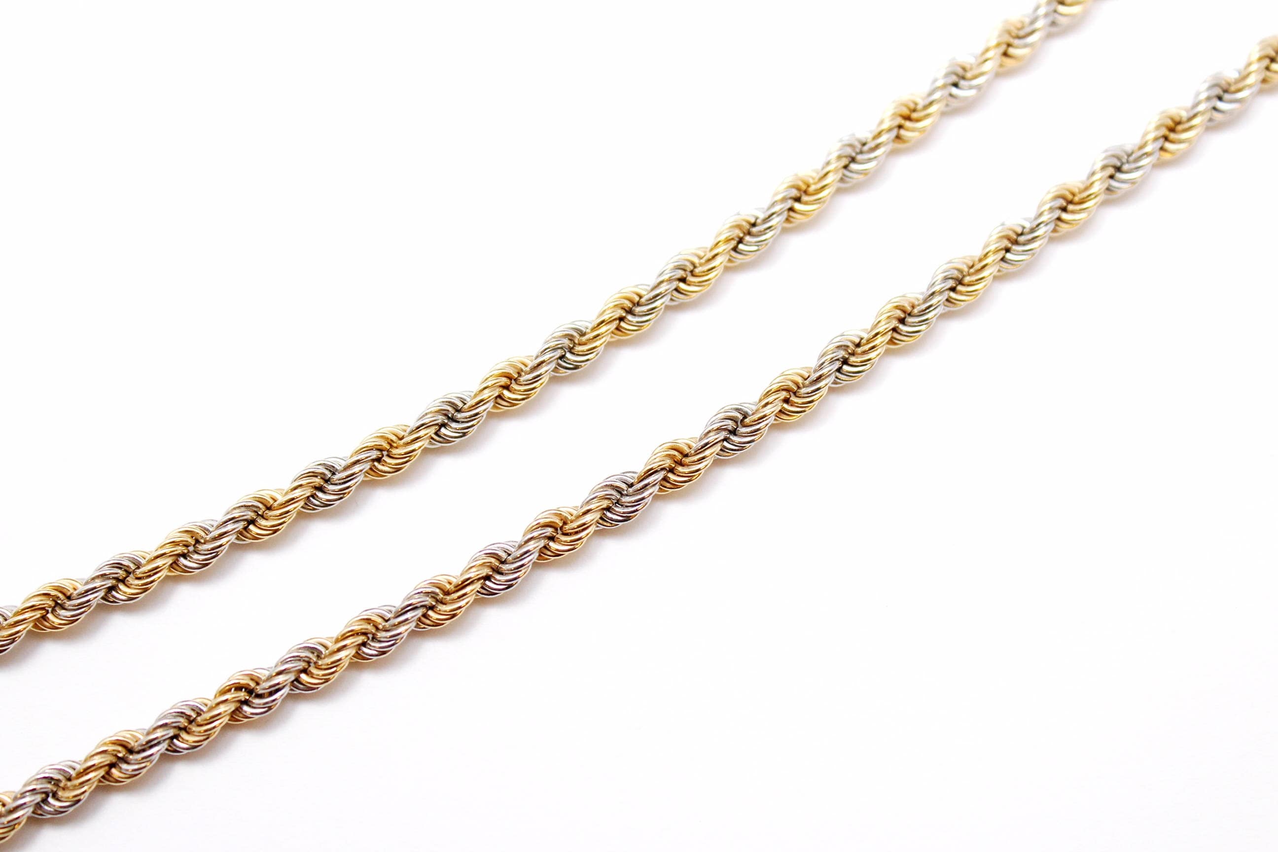 Two tone rope chain online