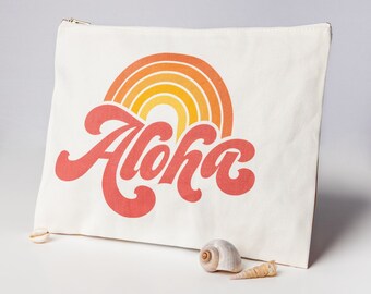Retro Rainbow Clutch