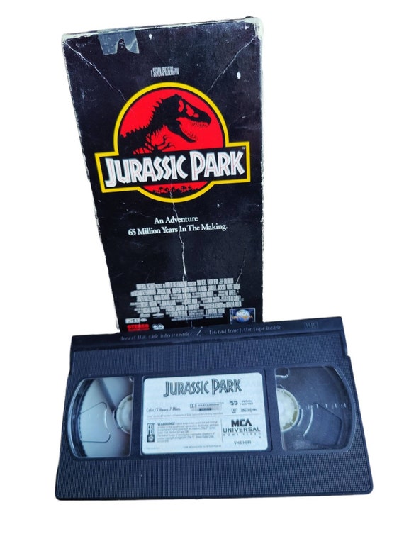 Vintage VHS Jurassic Park 1994 Video Tape. First VHS Etsy