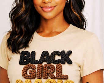 Black Girl PNG , Yarn Art PNG, Magic Art, for Sublimation,DTF,Print Desig for shirt,tumbler,mugs