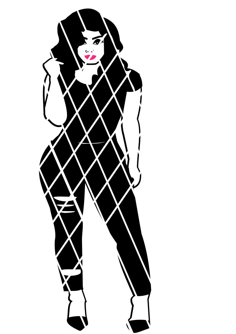 Free Free 324 Full Body Black Woman Svg Free SVG PNG EPS DXF File