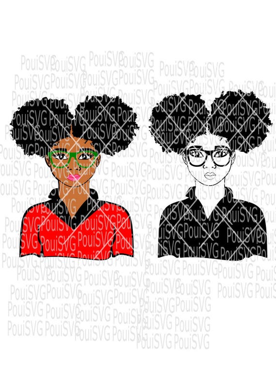Download Afro Puffs Sistah Svg T Shirt Designsblack Hairkinky Etsy
