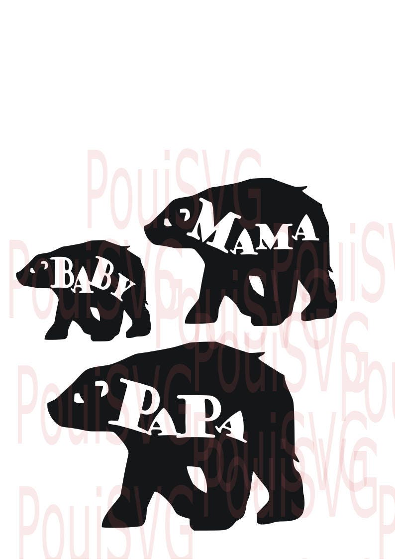 Download Mama Bear Svg File Mother S Day Svg T Shirt Design Mama Bear Svg Baby Bear Svg Moms Svg Papa Bear Mama Bear Digital Instant Download Craft Supplies Tools Kits How To