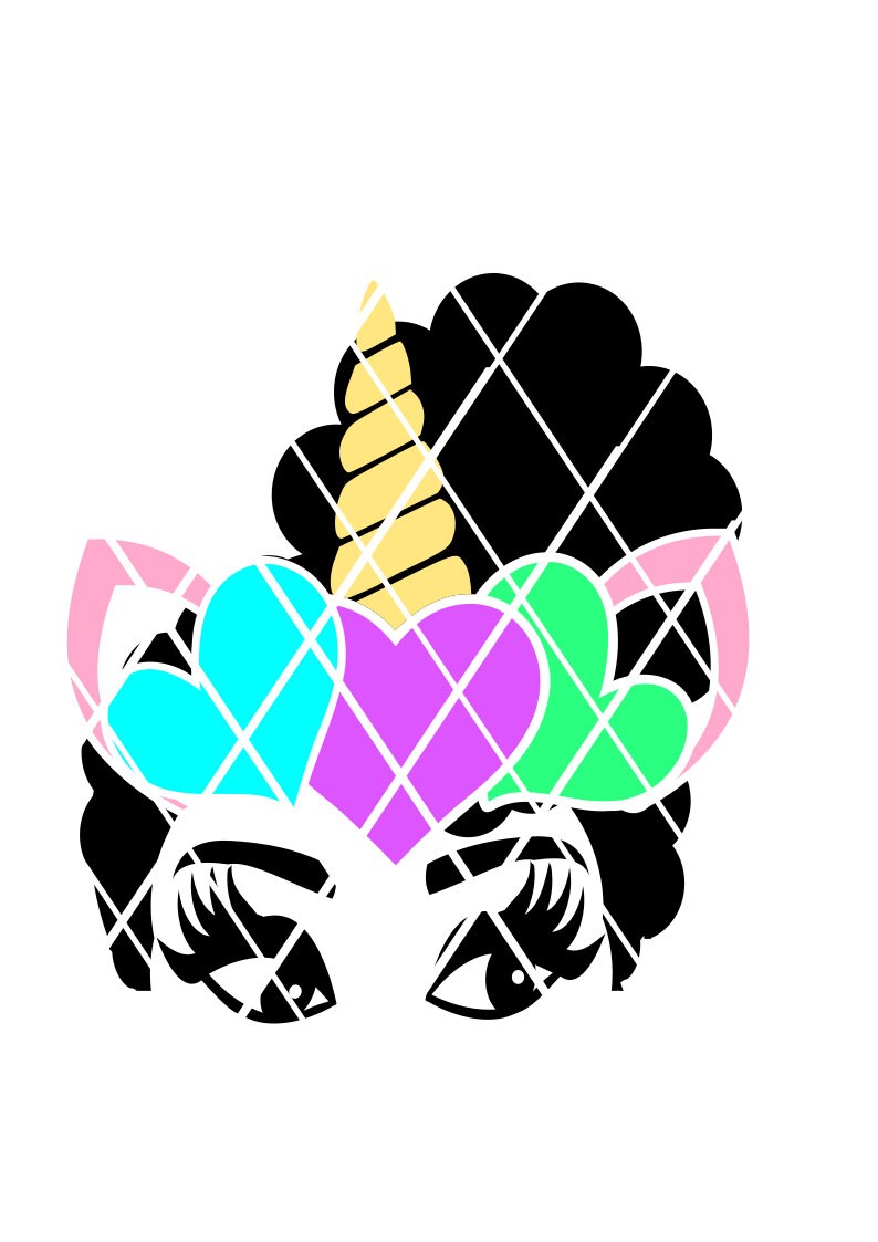 Free Free Unicorn Afro Svg 340 SVG PNG EPS DXF File