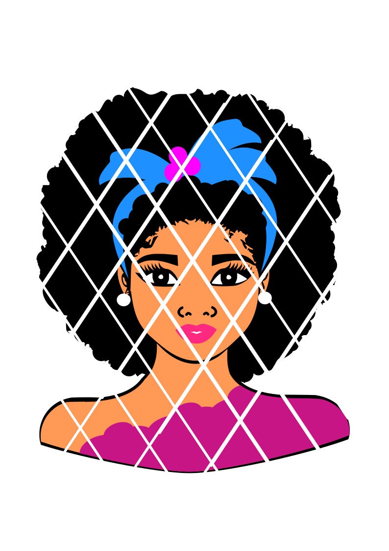 Elsa SVG,Afro puffs svg,Afro puffs girl,Silhouette svg,tshirt designs