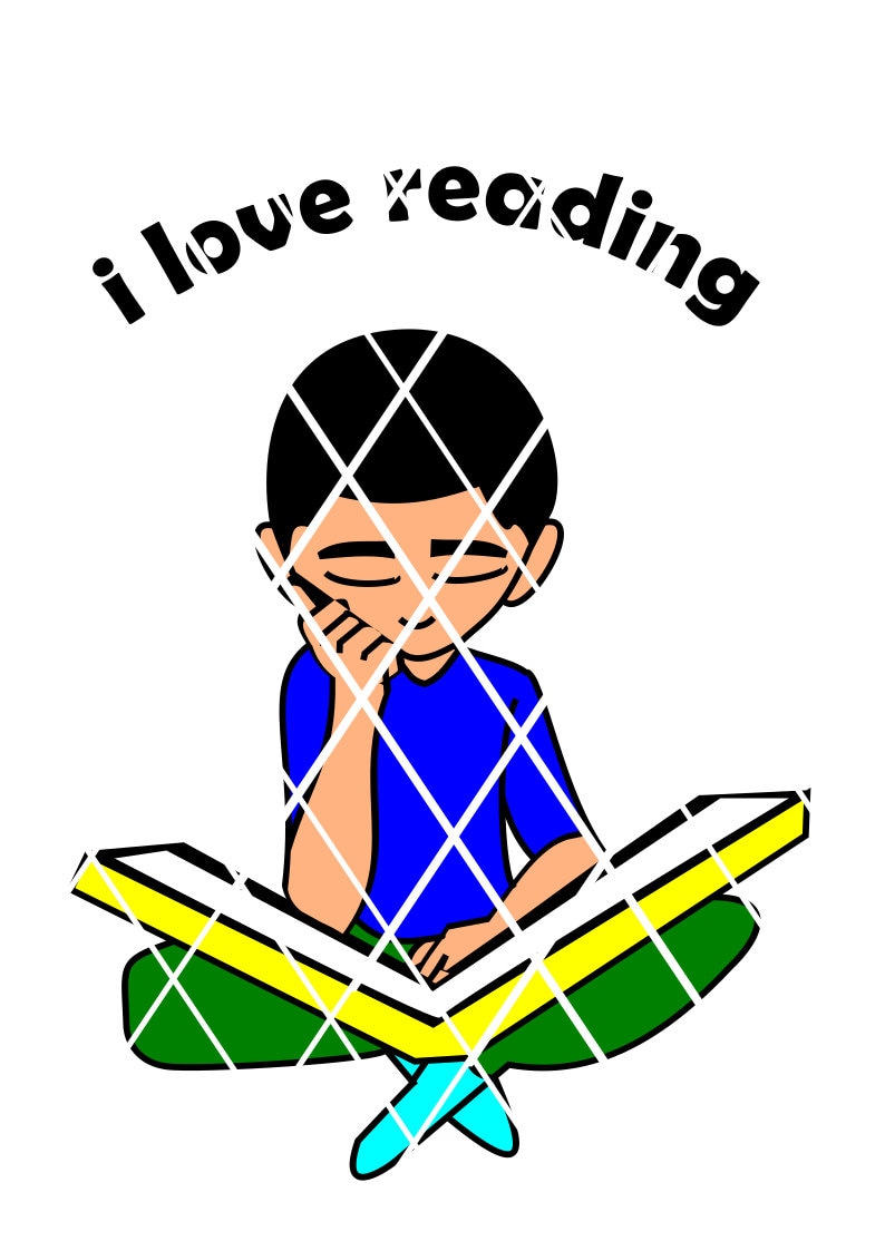 Download Afro boy reading svg Kid reads svgreading svgbooks svg | Etsy