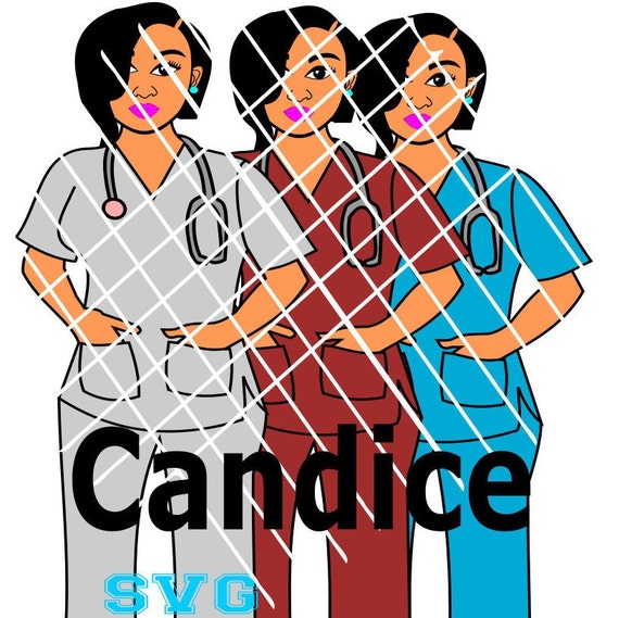 Download Black Nurse svg Black woman svg Full body svgSilhouette | Etsy