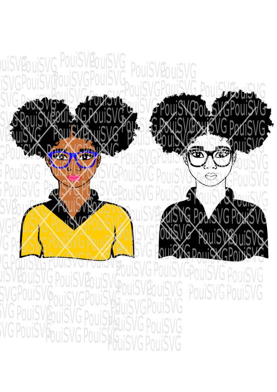 Download Afro Puffs Sistah Svg T Shirt Designsblack Hairkinky Etsy