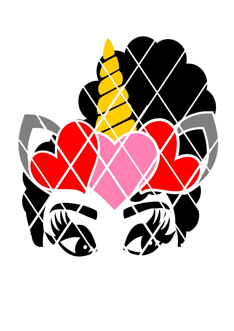 Free Free Unicorn Afro Svg 340 SVG PNG EPS DXF File
