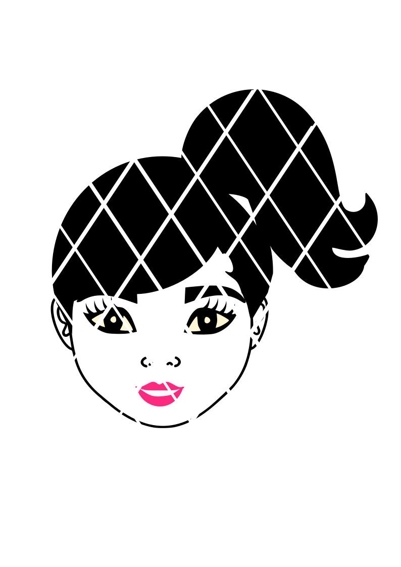 Download Craft Supplies Tools Afro Woman Little Girl Ponytails Svg Sistah Svg Silhouette Svg T Shirt Designs Black Girl Hair Afro Puff Black Girlsvg African American Svg Kits How To