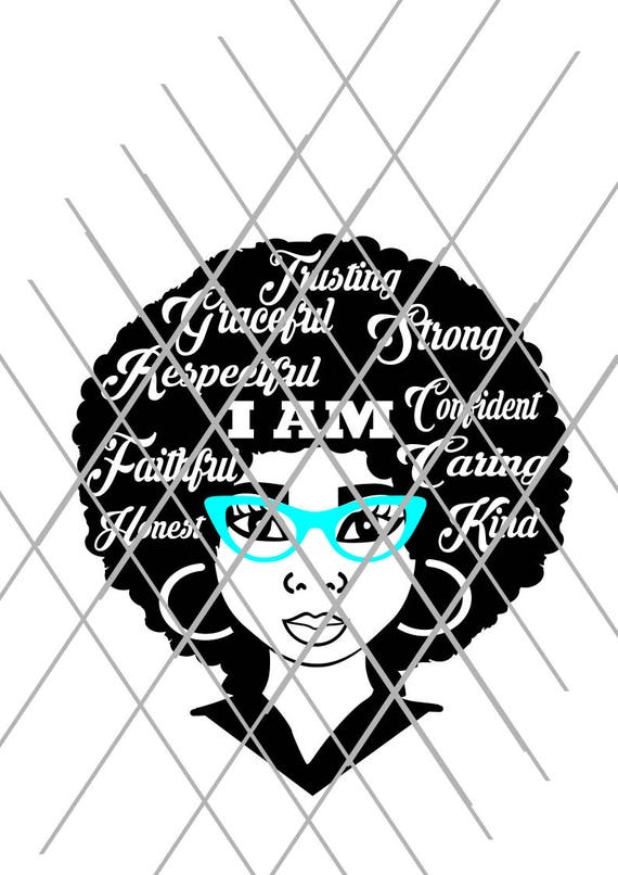 Download afro womanAfro Hair svgBlack Girl svg 60's hair | Etsy