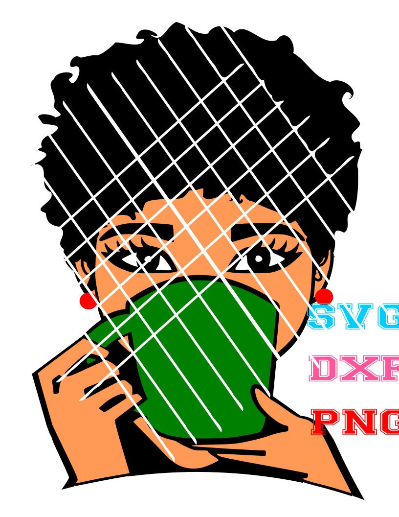 Download Woman drinking with mug svgShort cut hair svgTiffany svg ...
