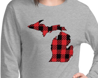 Buffalo Plaid Map - Etsy