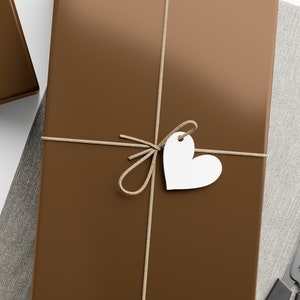 Inpakpapier Donkerbruin Inpakpapier Kerstcadeaupapier Mahonie Inpakpapier Chocoladebruin Kerst Effen Design Feestelijke Feestdagen