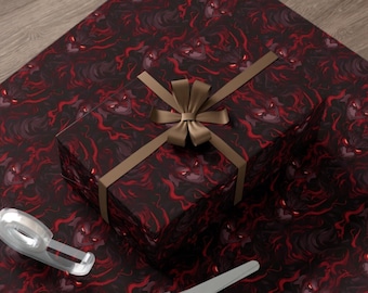 Papel de embrulho de anime Slay Blood Demon - Embrulho de presente legal Otaku com design de arte exclusivo, papéis de embrulho de presente, embrulho de presente de arte demoníaca de anime